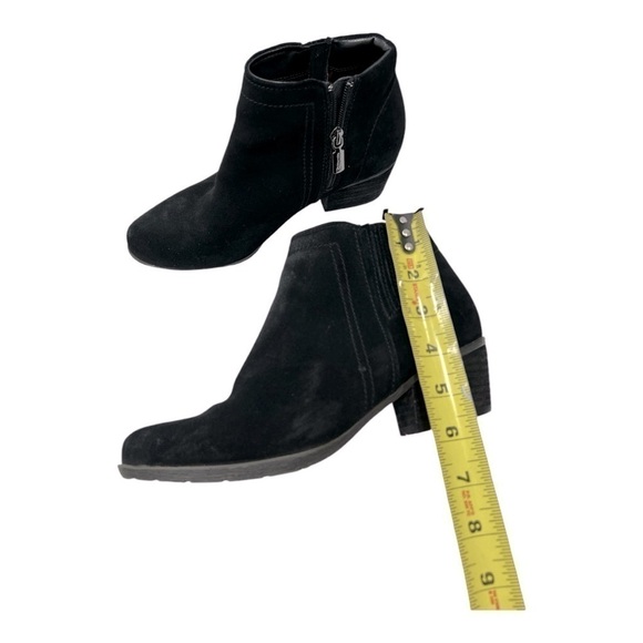 Blondo Womens Valli 2.0 Black Suede Waterproof Zip Ankle Booties Size 7.5 M - Picture 10 of 12